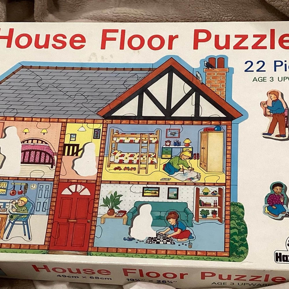 House Floor Puzzle - 22 Pieces 1980s - Picture 2 of 10